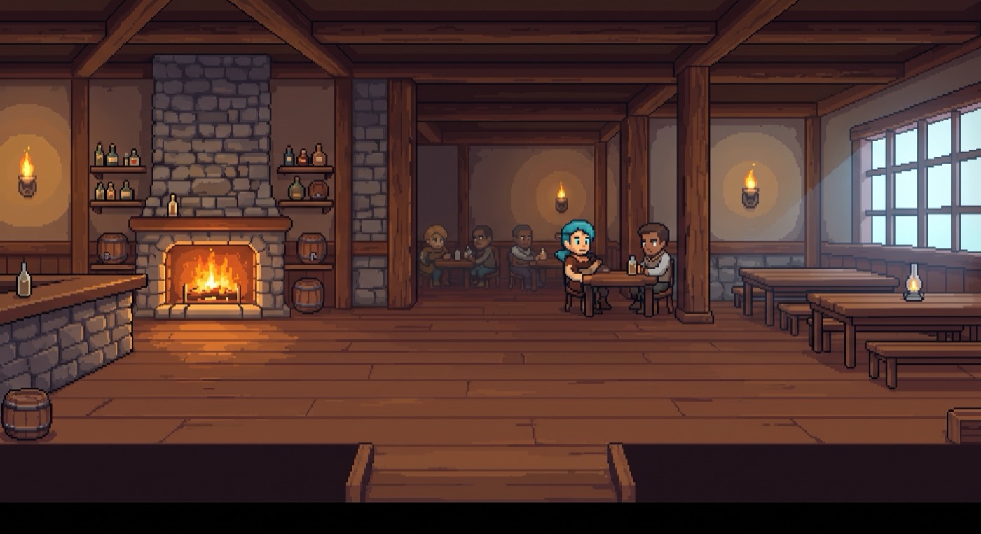 The Tavern, where coins are spent